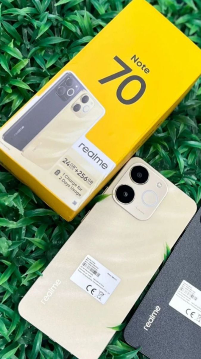 Realme Note 70 preto